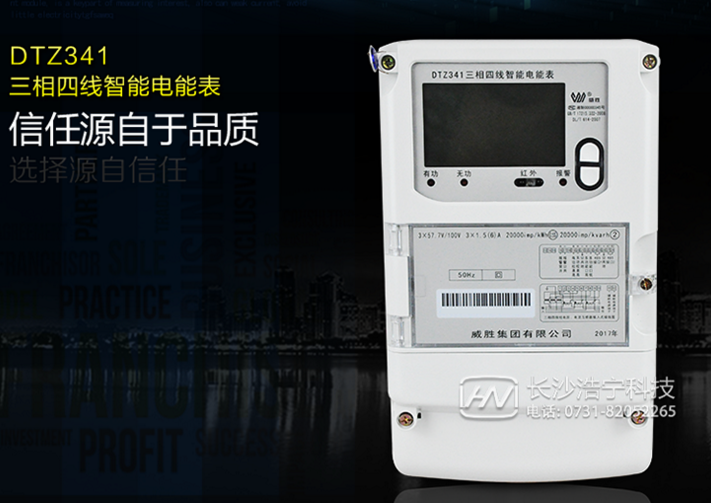 威勝DTZ341三相四線智能電能表有什么功能特點？